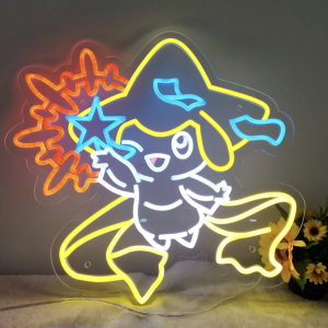 neon mural pokemon jirachi