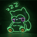 neon gaming room ronflex vert