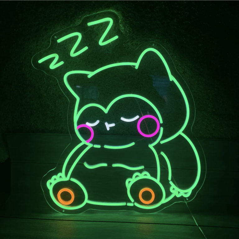 neon gaming room ronflex vert