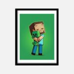 cadre minecraft creeper