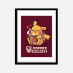 cadre pikachu coffee