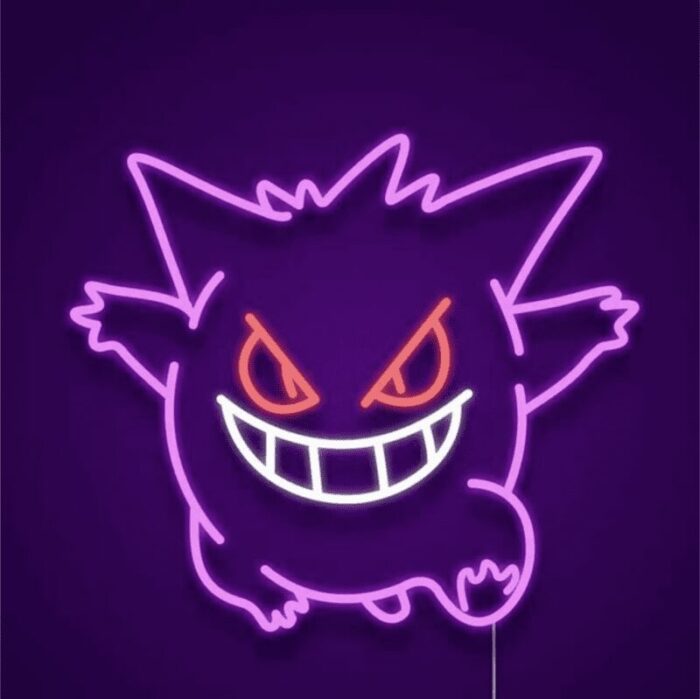 neon mural ectoplasma pokemon
