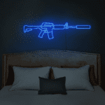 neon mural call of duty