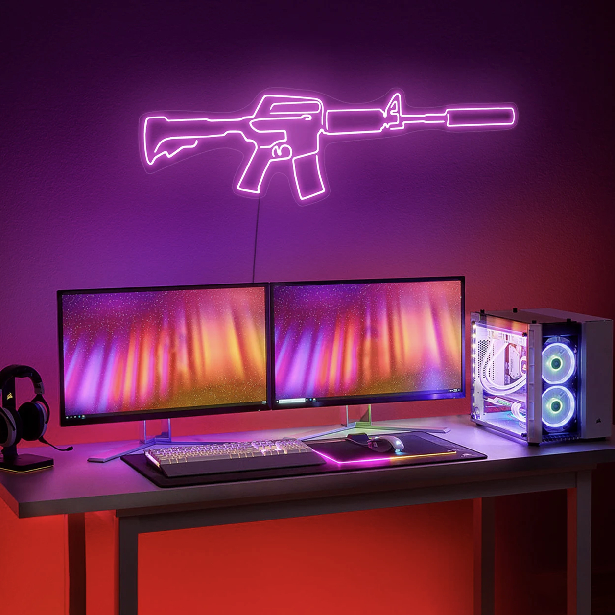 Déco neon mural - Décoration gaming haute qualité - Ma Gaming Room