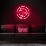 neon sharingan rouge