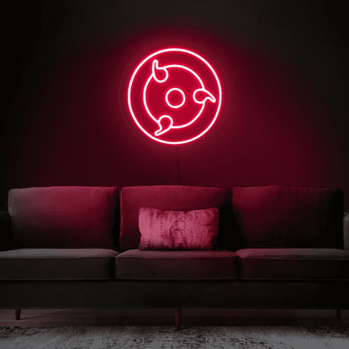 neon sharingan rouge