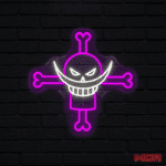 Néon mural - Barbe blanche