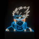 Néon Naruto Mural - Kakashi Sensei