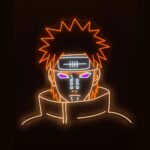 Néon Naruto Mural - Nagato Pain