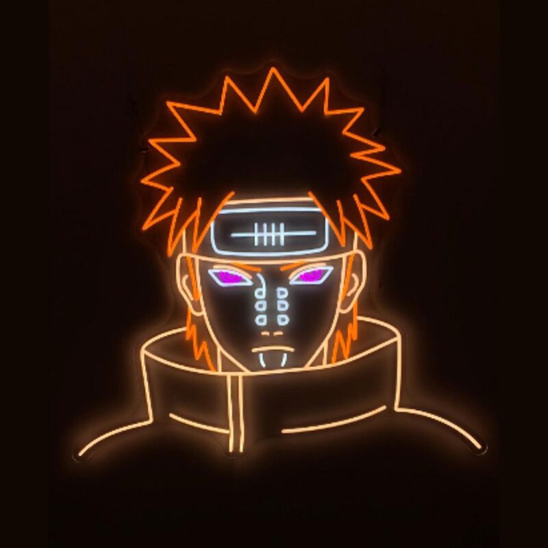 Néon Naruto Mural - Nagato Pain