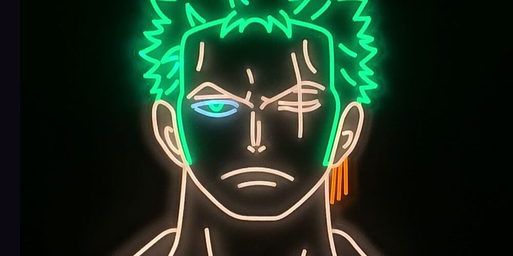 Néon mural One piece - Zoro