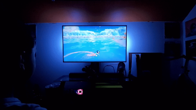 Ambilight sur ordinateur 24 pouces