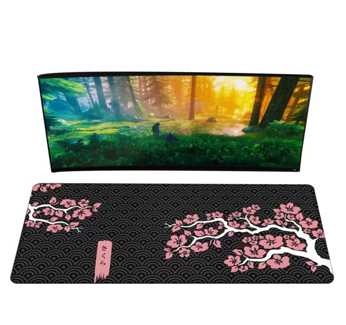 kf S0afb5797ef7842a28b4f561b0bf1ce91h Tapis de souris Sakura pour ordinateur de jeu grands tapis de souris de jeu polym res
