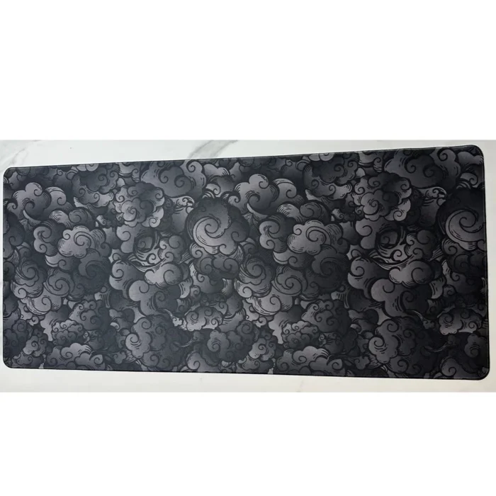 kf S597f5dcd641448a79ac667f90c26922fj Tapis de souris de jeu Kawaii Black Carpet nuages japonais Deskvirus grands tapis d ordinateur portable