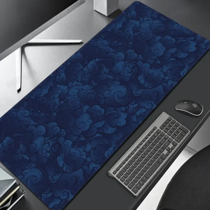 kf S9d1bddff41964173bc238ccd5cceefc6c Tapis de souris de jeu Kawaii Black Carpet nuages japonais Deskvirus grands tapis d ordinateur portable