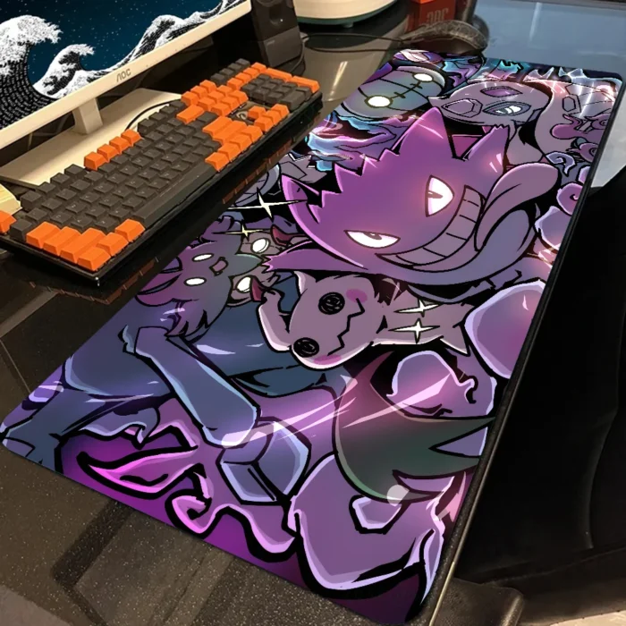 kf S28c4f81500024580a7615d8c0423af788 Polym res de bureau pour souris Pokemon Gengar Grande accessoires de jeu Prime Gaming m dia