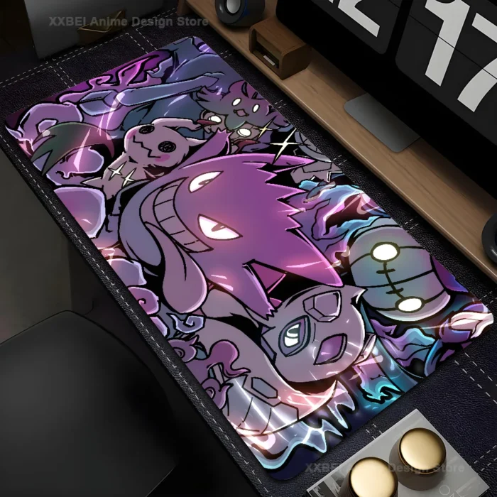 kf S568f3b9389db4c61a6d26232fa7b7292T Polym res de bureau pour souris Pokemon Gengar Grande accessoires de jeu Prime Gaming m dia