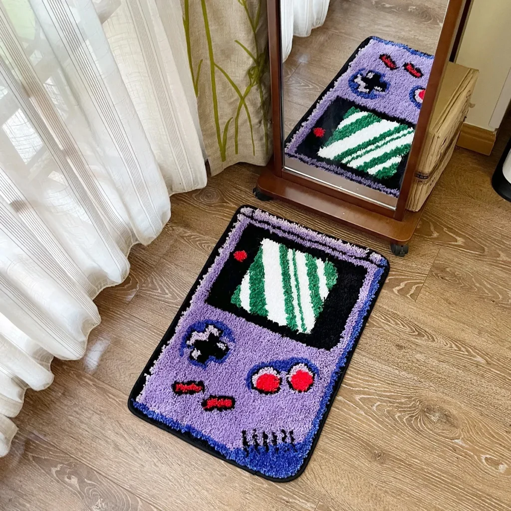 kf S62131e5b740044c9ab99d22a9ac78605R LAKEA Appareil de jeu main Tufted Lea Salle de jeu Souvenirs d enfance amusants Tapis de