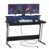 Bureau gaming 2 étages LED - HitBox – Image 7
