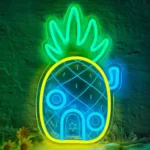 Neon Ananas Bob l’Éponge