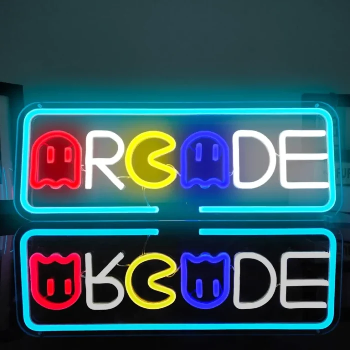 Neon Arcade Pacman