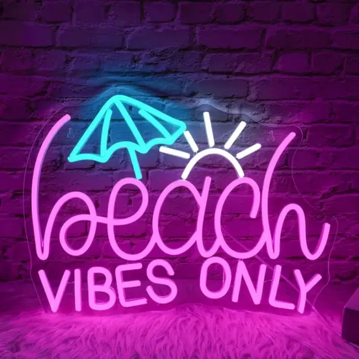 Neon Beach Vibes Only