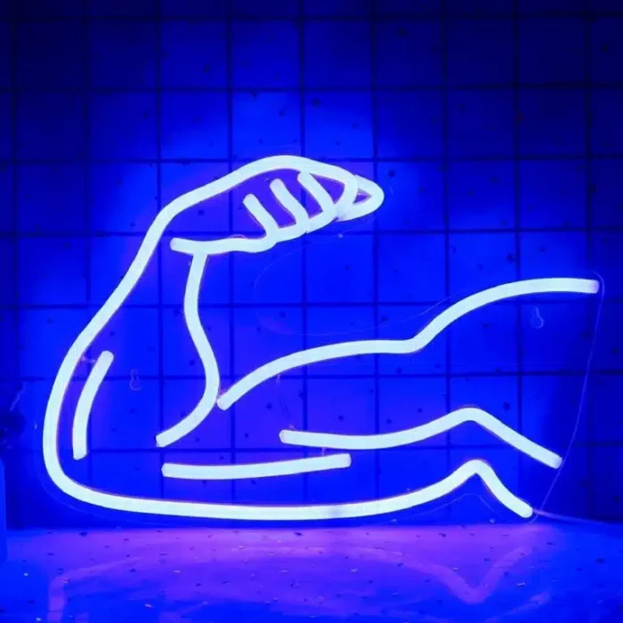 Neon Biceps Muscle