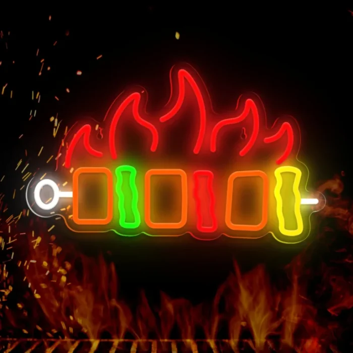 Neon Brochette Barbecue
