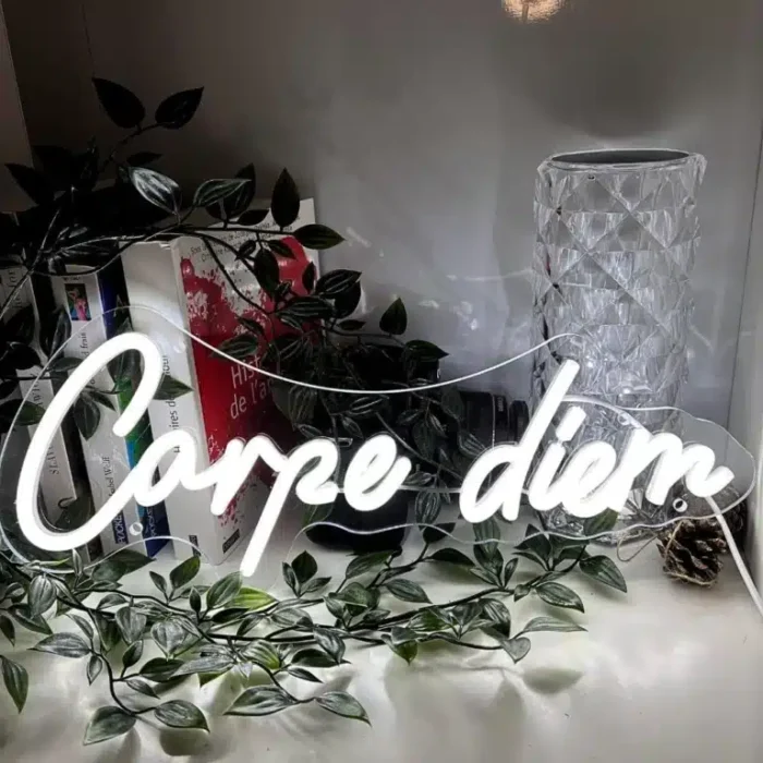 Neon Carpe Diem