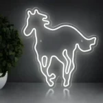 Neon Cheval au galop