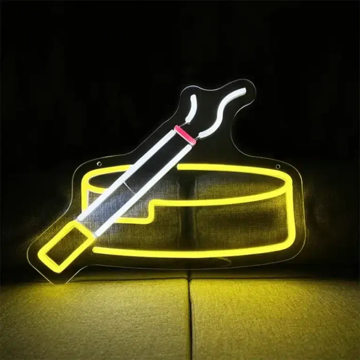 Neon Cigarette et cendrier