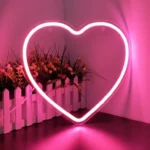 Neon Coeur Rose