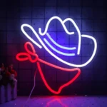 Neon Chapeau Cowboy et Bandana