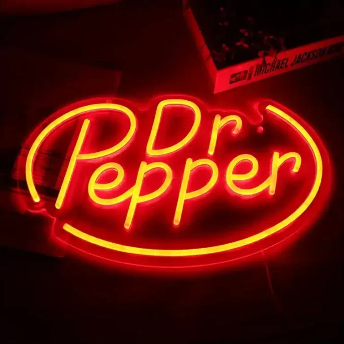 Neon Dr Pepper