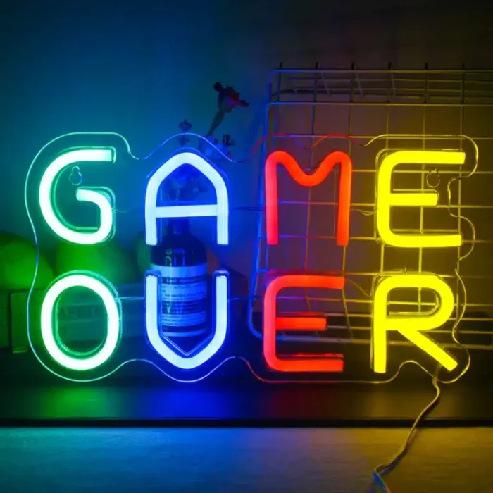 Neon Game Over