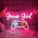 Neon Gamer Girl