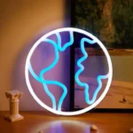 Neon Globe Terrestre