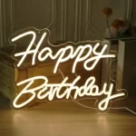 Neon Happy Birthday