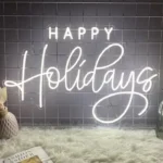 Néon Happy Holidays