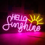 Neon Hello Sunshine