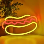Neon Hot Dog
