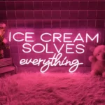 Neon Ice Cream Solves Everything