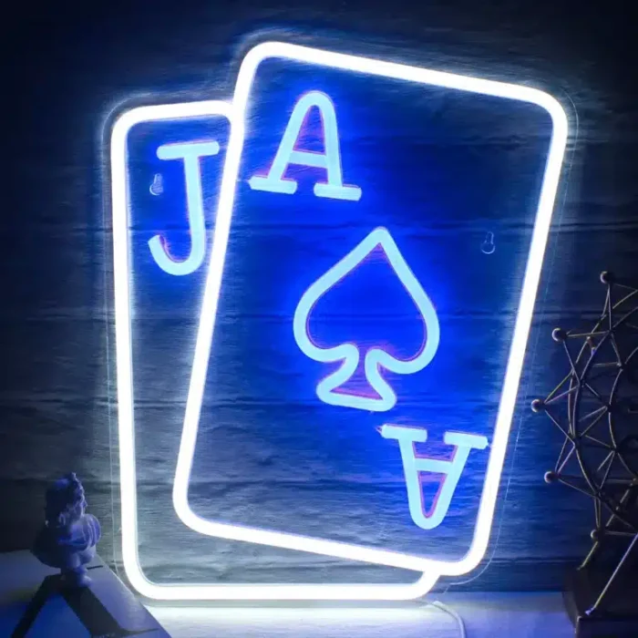 Neon Jeu de cartes (As)