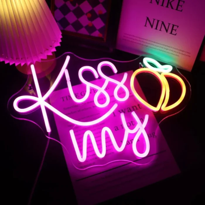 Neon Kiss My Ass