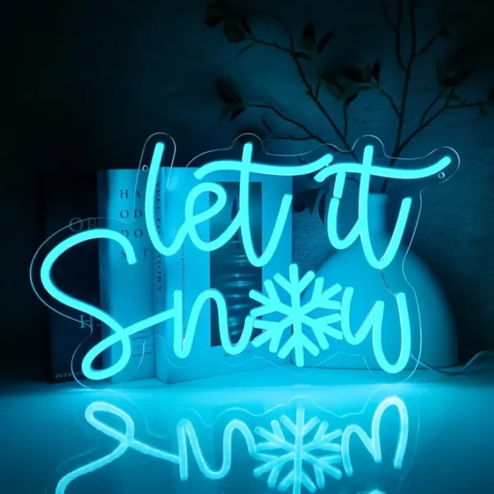 Neon Let it snow