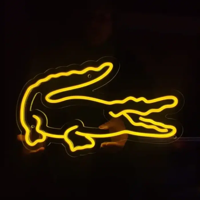 Neon Logo Lacoste