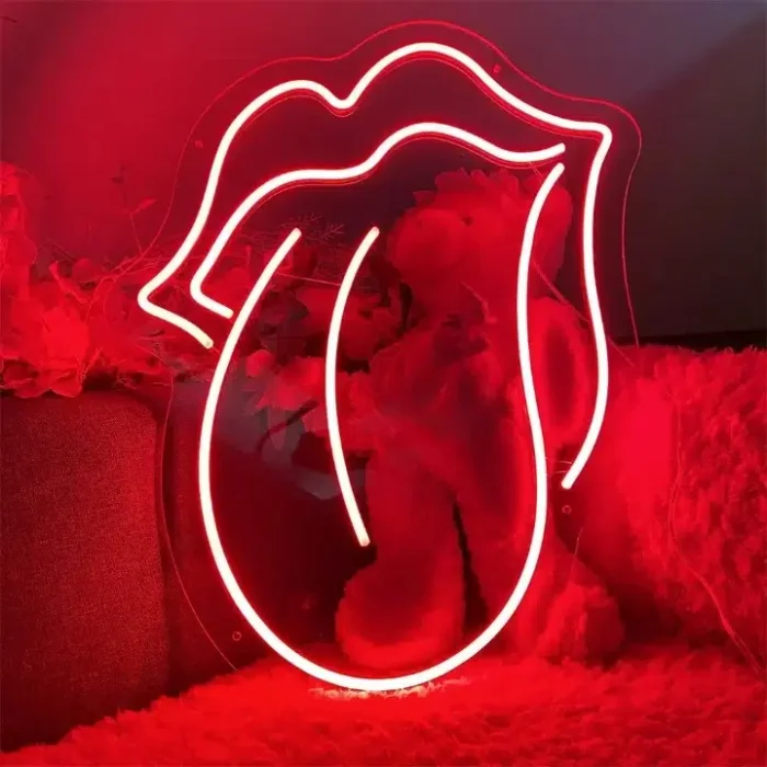 Neon Logo Rolling Stones