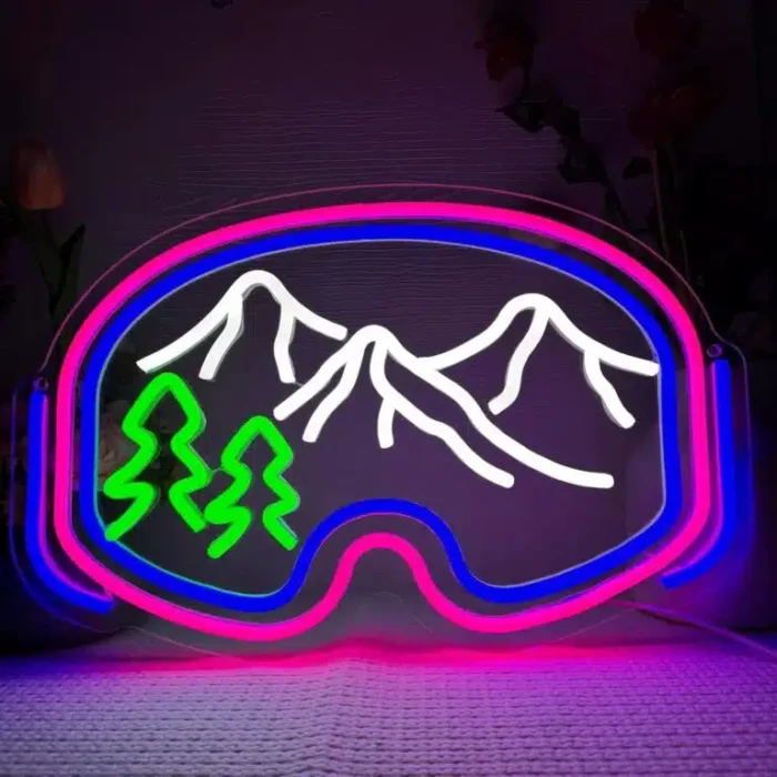 Neon Masque Ski Montagne