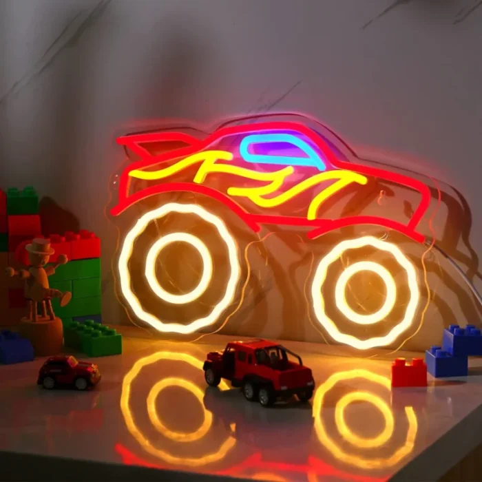 Neon Monster Truck