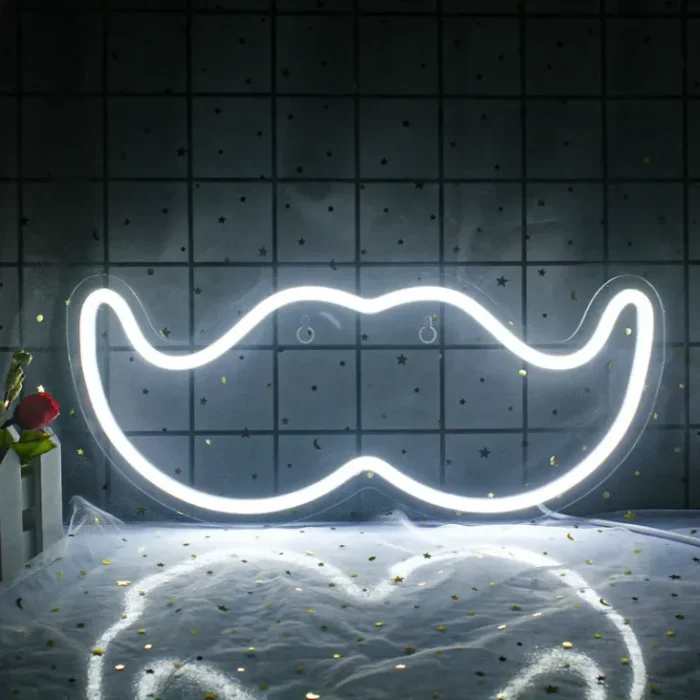 Neon Moustache